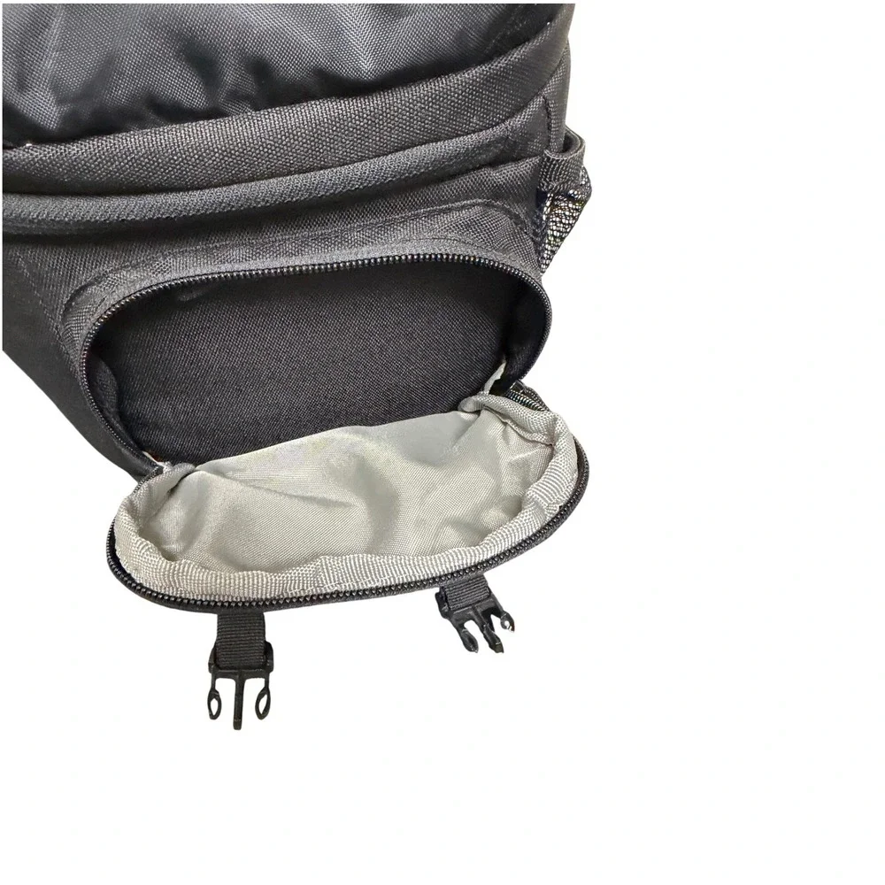 Lowepro Fastpack 100 Camera Backpack OS Red‎ Black Padded Side Access Nylon Bag